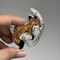 Beadwork kit for creating brooch Crystal Art Magical dream BP-372C